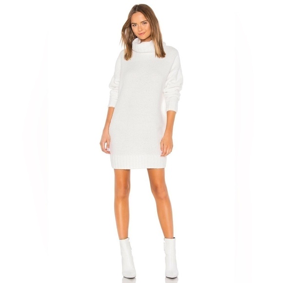 ATM Anthony Thomas Melillo Sweaters - NWT ATM Anthony Thomas Melillo Chalk Turtleneck Chenille Sweater Dress